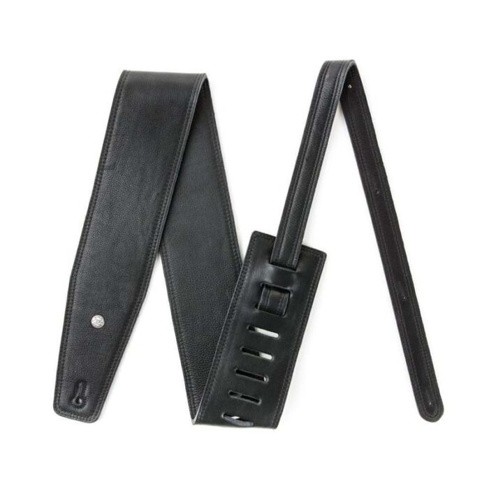 Dunlop Bmf 3.5 In Bass Black Deluxe Strap Bmf16BK