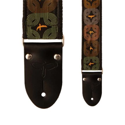 PRS 2 Deluxe Retro Strap, Orange Birds, Custom Jacquard