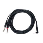 Cordial EY 5 WRPP elements 1x Jack 3.5 mm TRS male angled to 2x jack 6.3 mm TS male