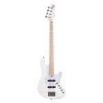 Cort Elrick NJS4 White 4 String Bass Guitar,Bartolini Elrick NJS Special Preamp Cort Elrick NJS4 White 4 String Bass Guitar,Bartolini Elrick NJS Special Preamp