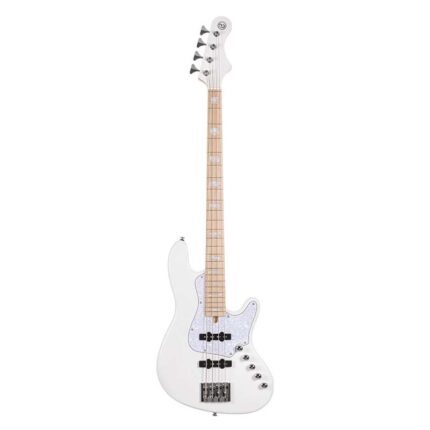 Cort Elrick NJS4 White 4 String Bass Guitar,Bartolini Elrick NJS Special Preamp Cort Elrick NJS4 White 4 String Bass Guitar,Bartolini Elrick NJS Special Preamp