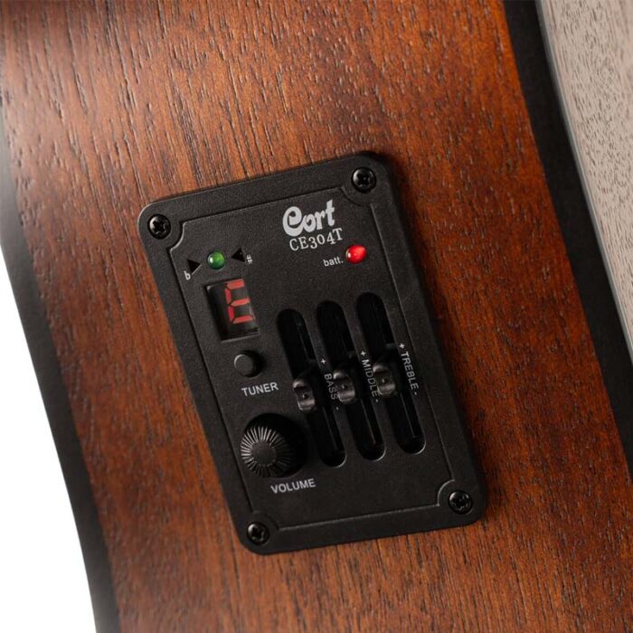 Cort EARTH60MCE-OP Electro-Acoustic solid mahogany dreadnought top