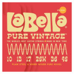La Bella Pure Vintage PV1046 Set of Strings for Electric Guitar 10-46