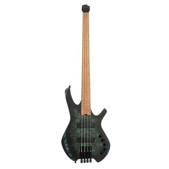 Cort Space5-SDB Star Dust Green Colour 4 String Bass Guitar Bartolini MK-1 Pickups and Active 3-band