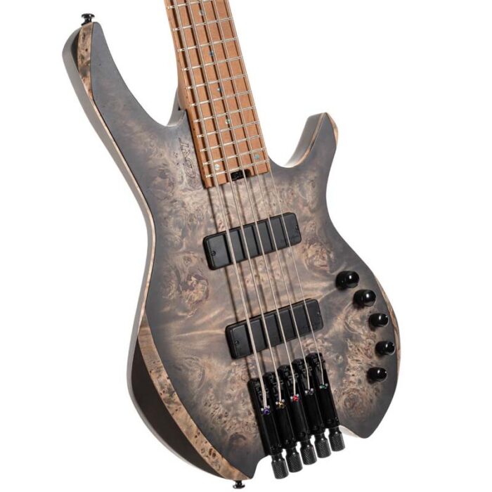 Cort Space5-SDB Star Dust Black Colour 5 String Bass Guitar Bartolini MK-1 Pickups and Active 3-band