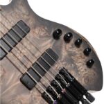 Cort Space5-SDB Star Dust Black Colour 5 String Bass Guitar Bartolini MK-1 Pickups and Active 3-band