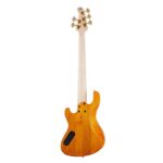Cort Rithimic Jeff Berlin 5 String Bass Guitar Natural Gloss,exotic wood top,Bartolini