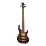 CORT C5 Plus OVMH Bass Antique Brown Burst 5String Bass Guitar CORT C5 Plus OVMH Bass Antique Brown Burst 5String Bass Guitar
