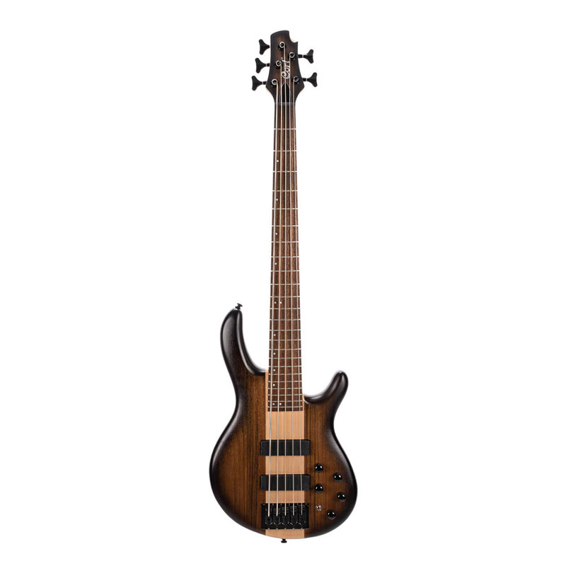CORT C5 Plus OVMH Bass Antique Brown Burst 5String Bass Guitar