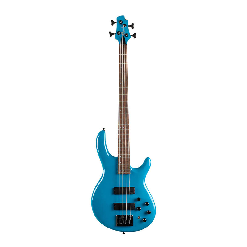 CORT C4 Deluxe Bass Candy Blue 4 String Bass Guitar