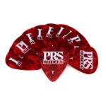 Prs Celluloid Picks 12 Pcs, Red Toortoice Thin