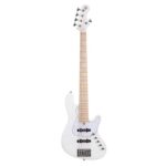 Cort Elrick NJS5 White 5 S BASS GUITAR Bartolini Elrick NJS Special Preamp with 3-band EQ Cort Elrick NJS5 White 5 S BASS GUITAR Bartolini Elrick NJS Special Preamp with 3-band EQ