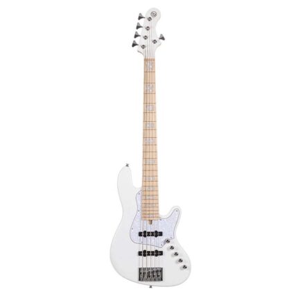 Cort Elrick NJS5 White 5 S BASS GUITAR Bartolini Elrick NJS Special Preamp with 3-band EQ Cort Elrick NJS5 White 5 S BASS GUITAR Bartolini Elrick NJS Special Preamp with 3-band EQ