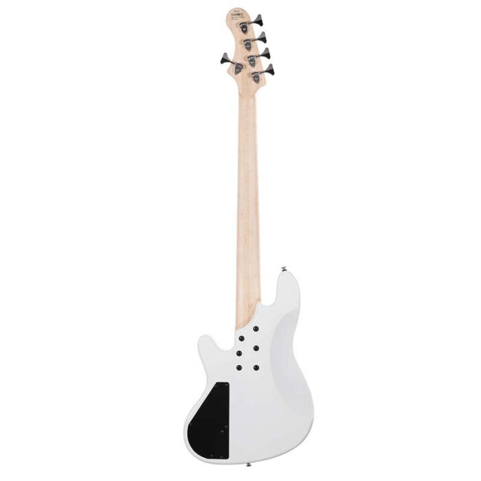 Cort Elrick NJS5 White 5 S BASS GUITAR Bartolini Elrick NJS Special Preamp with 3-band EQ