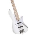 Cort Elrick NJS5 White 5 S BASS GUITAR Bartolini Elrick NJS Special Preamp with 3-band EQ Cort Elrick NJS5 White 5 S BASS GUITAR Bartolini Elrick NJS Special Preamp with 3-band EQ