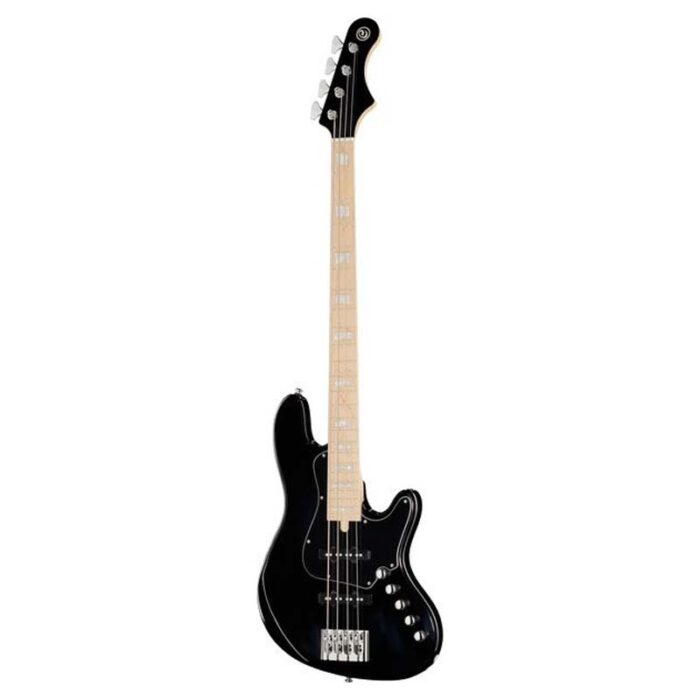 Cort Elrick NJS4 Black 4 STRING BASS GUITAR,Bartolini Elrick NJS Special Preamp