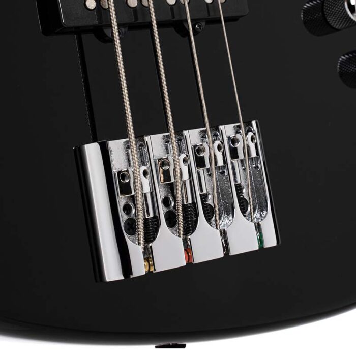 Cort Elrick NJS4 Black 4 STRING BASS GUITAR,Bartolini Elrick NJS Special Preamp
