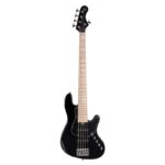 Cort Elrick NJS5 Black 5 String Bass Guitar Bartolini Elrick NJS Special Preamp with 3-band EQ Cort Elrick NJS5 Black 5 String Bass Guitar Bartolini Elrick NJS Special Preamp with 3-band EQ