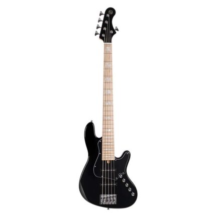 Cort Elrick NJS5 Black 5 String Bass Guitar Bartolini Elrick NJS Special Preamp with 3-band EQ Cort Elrick NJS5 Black 5 String Bass Guitar Bartolini Elrick NJS Special Preamp with 3-band EQ