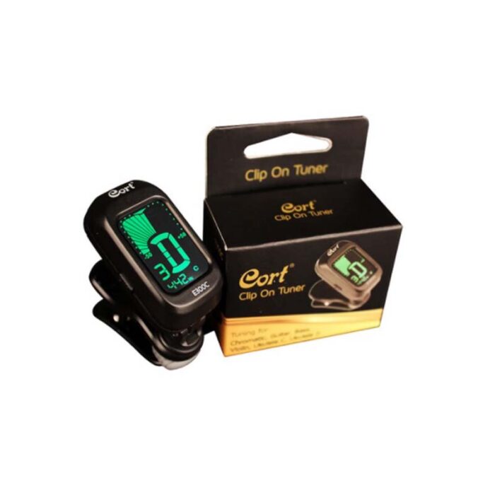 Cort E200C Clip Tuner Cort Clip-On Tuning for Chromatic, Guitar, Bass, Vloiln, Ukulele