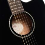Cort L60CE-BK El/Acoustic Guitar Solid Spruce Black Gloss