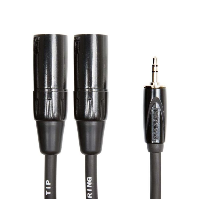 Roland Professional RCC-15-352XM 15 FT /3.5m Intterconnect Cable 3.5mm TP 2X XLR M