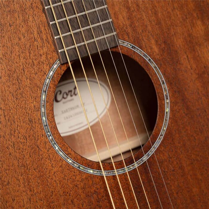 Cort EARTH60M-OP solid mahogany top dreadnought Acoustic Guitar