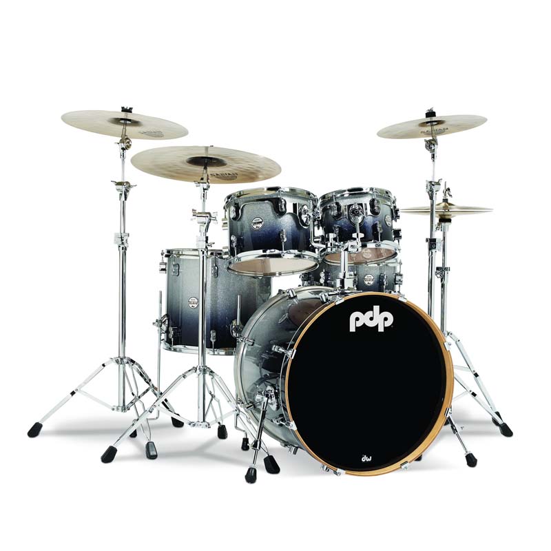 CONCEPT MAPLE 5 PCS SILVER TO BLK FADE PDCM2215SB