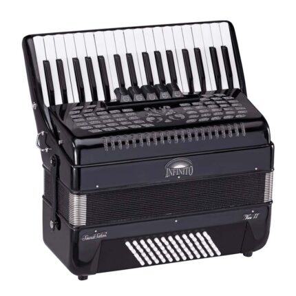 Soundstation Infinito Voce II 3472-BK Black Accordion 72 Basses