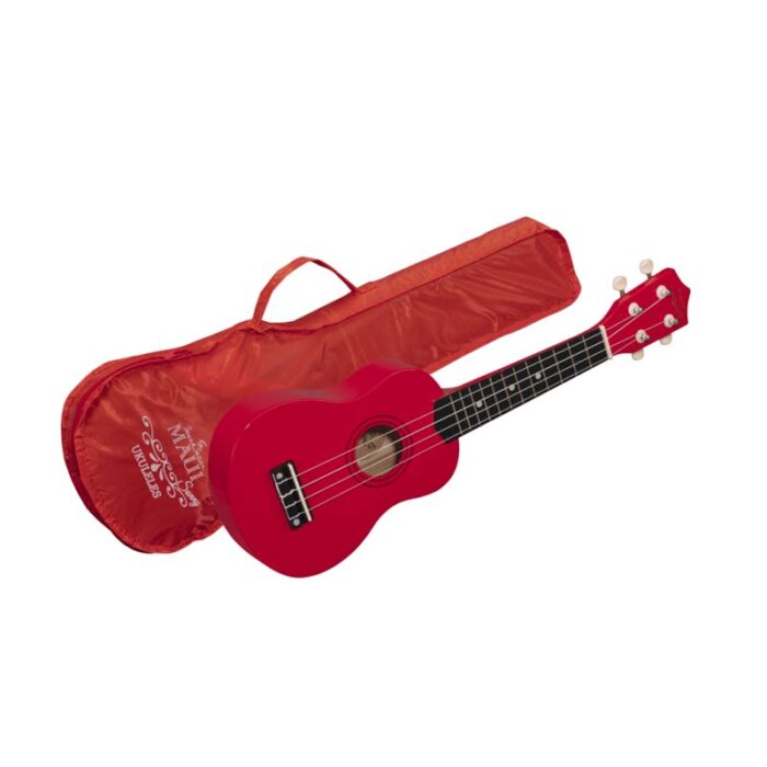 Soundsation Sunny 10-RD Soprano Ukulele Maui Sunny Con Borsa