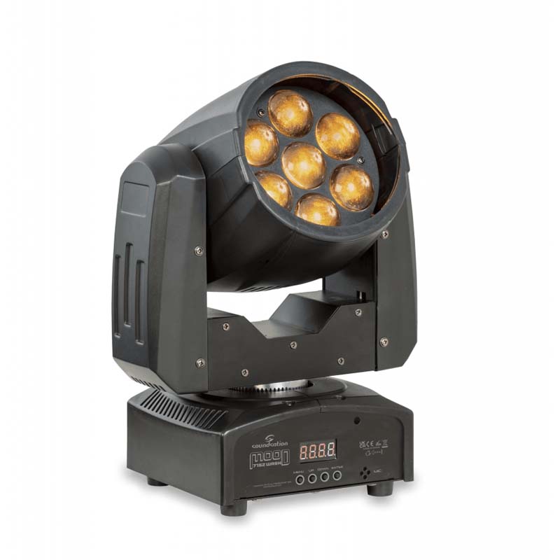 Soundstation Mood 715Z Wash Ssoundstation Led Wash Moving Head With Zoom Mood 715Z Wash 7 X 15 W
