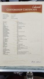 Lakewood custom Auditorium A-31,indian rosewood el/acoustic guitar