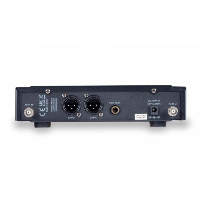 Soundsation WF-U2302HH Dual Wireless Microphone System With 2 Handheld Mics 630-660MHz