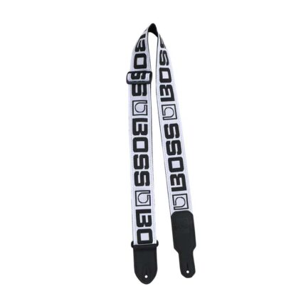 Boss BSM-20-WB Monogrammed Strap, White w/h Black