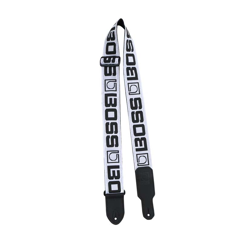 Boss BSM-20-WB Monogrammed Strap, White w/h Black