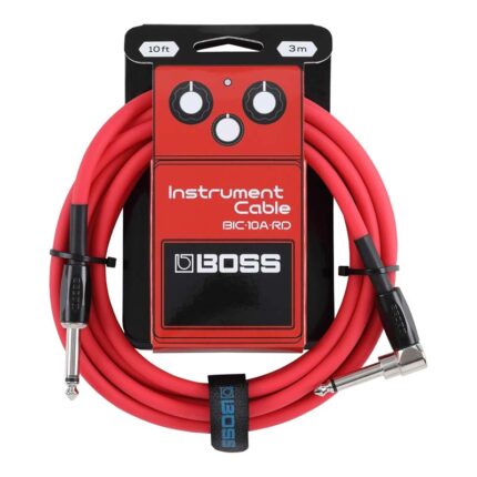 Boss Bic-10a-rd 3m Red Instrument Cable Boss Bic-10a-rd 3m Red Instrument Cable