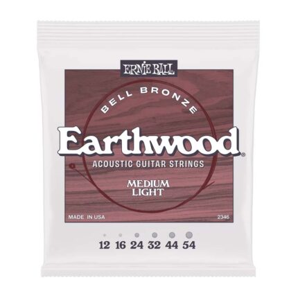 Earthwood 12-54 Medium Light  Bell Bronze Acoustic Guitar Strings