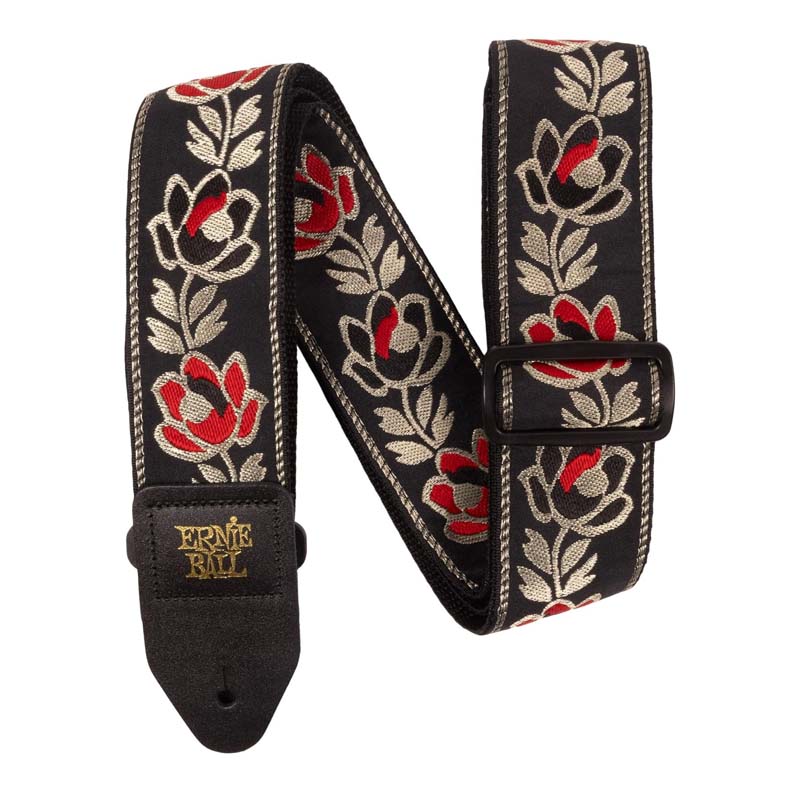 ERNIE BALL Classic Jacquard Guitar Strap/Bass Strap - Noble Rose