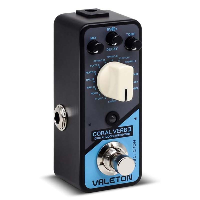 Valeton CORAL VERB II CRL-9 Guitar Multi Effect Pedal CRL-9 Digital Reverb