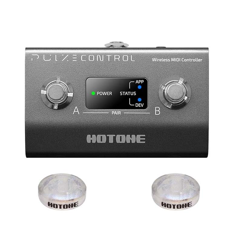 Hotone Puzle Control EC-2 Bluetooth Midi Controller 2 Switches