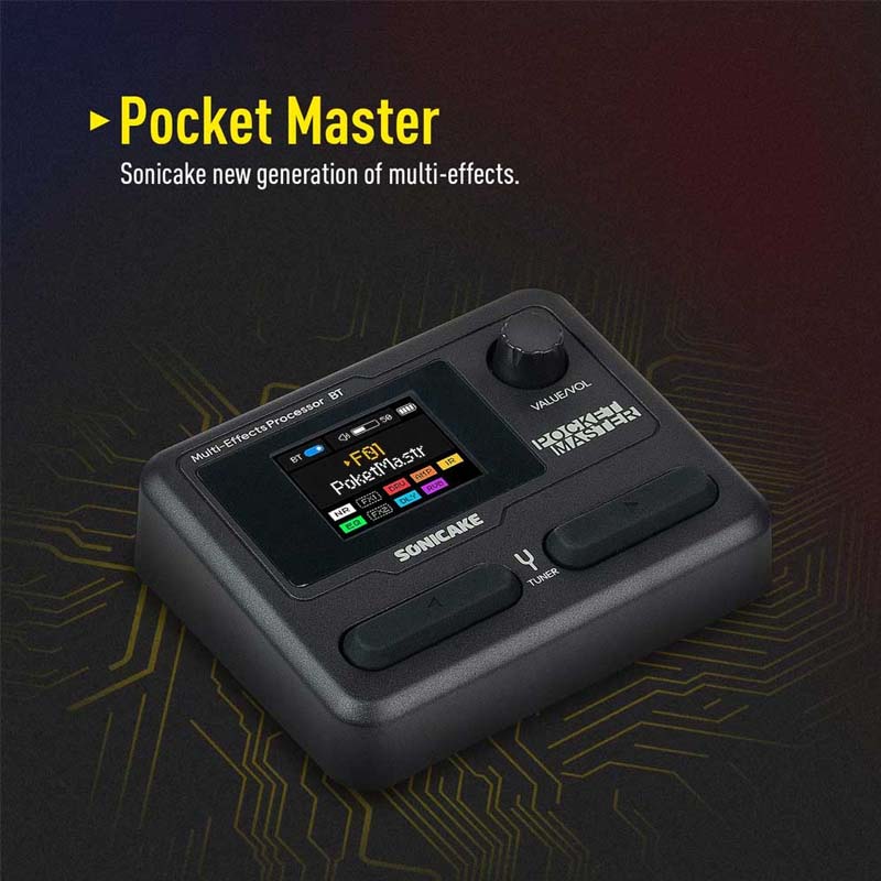 Sonicake Pocket Master compact multi-effects processor pedal Sonicake Pocket Master compact multi-effects processor pedal