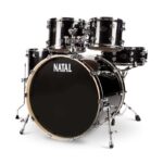 Natal KAR-UF22-BLS Arcadia Serie 5-Piece Drum Set with Hardware - Black Sparkle