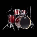 Natal KAR-UF22-RST Arcadia Serie 5-Piece Drum Set with Hardware - Red Strata