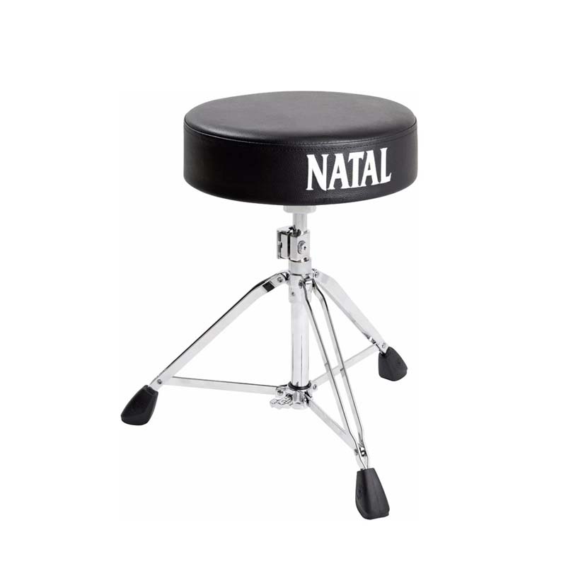 Natal H-ST-DT1-G Pro Series Round Black Drummers Throne Natal H-ST-DT1-G Pro Series Round Black Drummers Throne