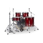 Natal KARB-UF22-RDS Arcadia Birch,Red Sparkle, 5-Piece Drum Kit INCLUDE Hardware H-AR-HP1