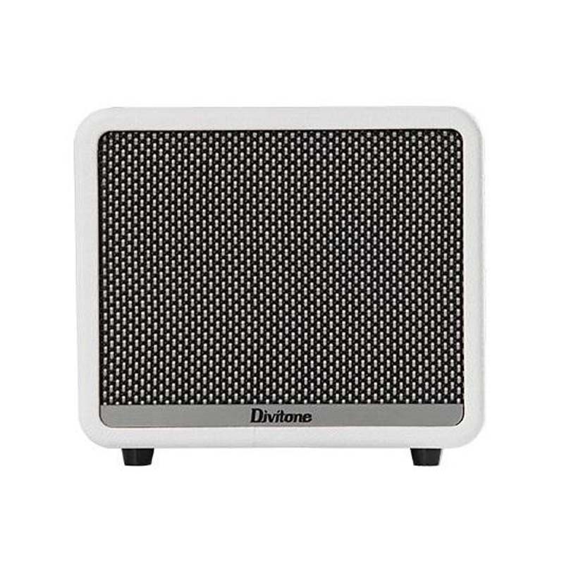 Divitone DAM-10WH Desktop Amplifire/Bluetooth 10W Spreaker With Li-Battery, White
