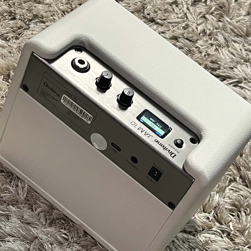 Divitone DAM-10WH Desktop Amplifire/Bluetooth 10W Spreaker With Li-Battery, White