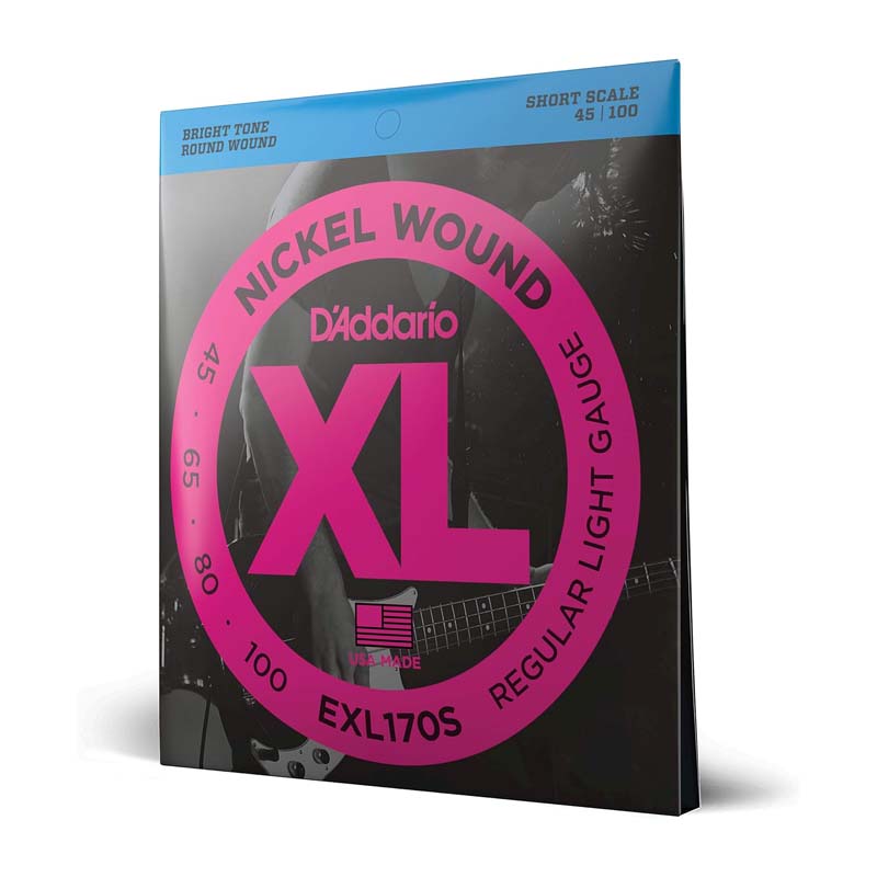 45-100 Regular Light, Short Scale, XL Nickel Bass String