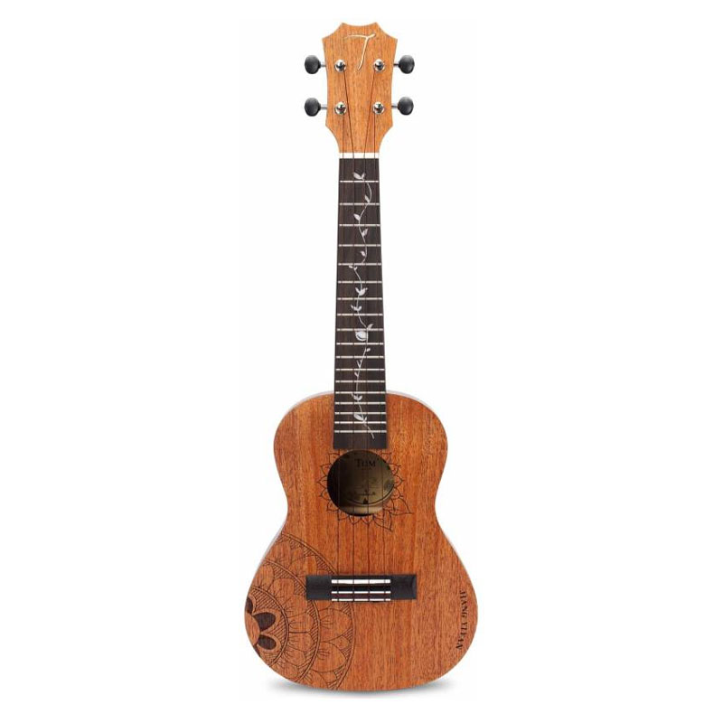 TOM JYY-T1 Tenor Solid Mahogany Sun-Flower Top