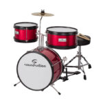 SOUNDSATION JDK313-MR Complete junior drumkit 3 shells red